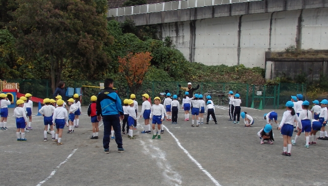 長沼幼稚園「第二回サッカーを楽しむ会」を開催